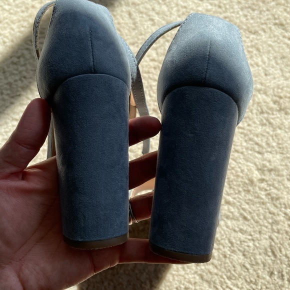 Mossimo powder blue block heels sz 6.5 - Picture 3 of 3